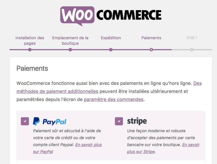 Créer un site pour vendre ses créations : Woocommerce 4